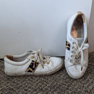 Lilly Pulitzer Lux Hallie Leather Tennis Shoes Size 8